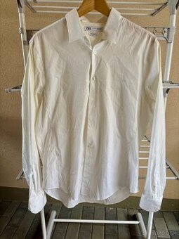 Biela košela ZARA Super Slim Fit