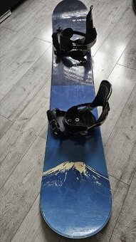 Snowboard + viazanie