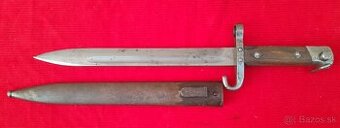 Bodák Mannlicher 1895 poddôstojník ČSR,bodák pre mužstvo.