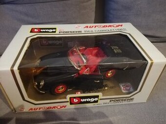 1:18 Porsche 356B Cabriolet 1961 cierna, krabica