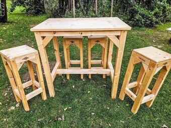 Drevené barové sedenie - ZLACNENÉ