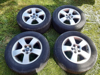 alu kola 16 + letní pneu 225/60 r16, vzorek 5-6mm