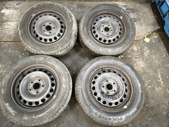 Predám plechové disky + zimne 5x112 r15