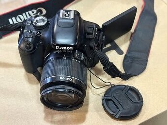 Zrkadlovka Canon Rebel T3i (Eos 600D) + objektív, prislušens