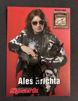 podpis karta Aleša Brichta