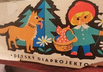 Retro detský diaprojektor diax 3