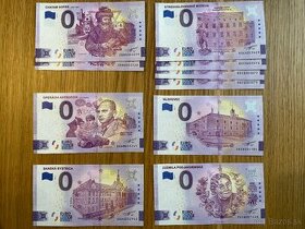 0 euro, eurosouvenir, bankovky ROK 2022