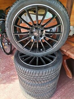 Alu disky Amg Mercedes 5x112 r19 zimne pneu