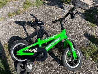 Detsky bicykel 12” Maxbike aj s pomocnými kolieskami