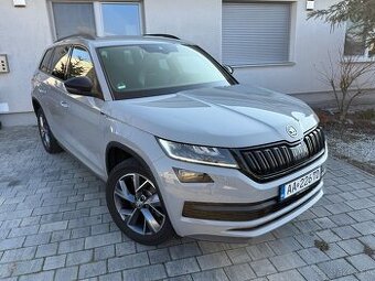 Kodiaq Sportline 4x4 Nardo Grey 190K DSG Webasto Kamera 2020