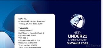 U21 ticket
