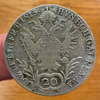 Predám 20 Kreuzer 1815 A - 1