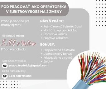 Operátor v elektrovýrobe