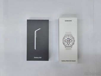 Balíček Galaxy S25 256GB + Watch8 Classic Wi-Fi/BT | NOVÉ