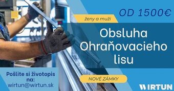 Obsluha ohraňovacích lisov – muži aj ženy