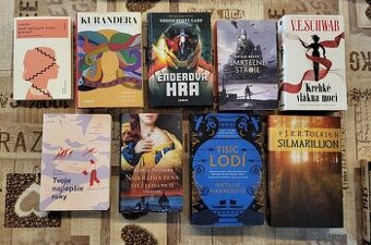 Schwab, Tolkien, Peter May, Simmons, ...