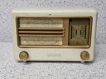 TE-KA-DE Z483 》Starožitné elektronkové radio 》bakelit Tekade