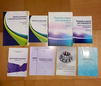 Ponúkam na predaj učebnice na Fakultu manažmentu v Prešove
