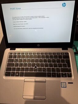 Predám polofunkčný notebook HP 820 G3 i5 -oprava/doskladanie - 1