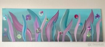 Ručne maľovaný obraz akryl