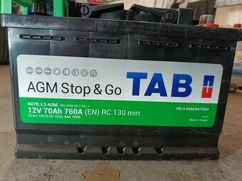 AGM autobatéria 70 Ah TAB (Start-Stop)