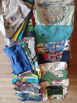 Dvojičky mikiny tričká 110-128 60ks