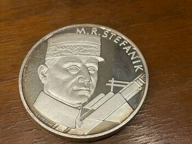 Strieborná medaila M.R.Štefanik
