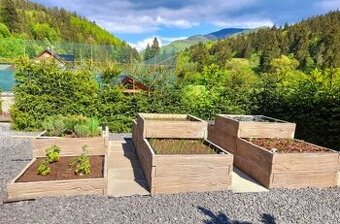 ✅ Betónové vyvýšené záhony 100x25 cm – odolné a bezúdržbové