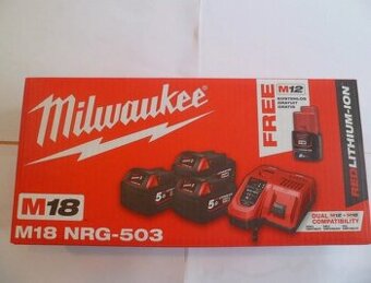 Nová AKU sada Milwaukee M18 NRG-503