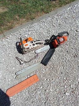 Motorové píly na náhradné diely.