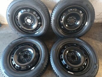 Zimné 185/60 r15 na diskoch 5x100 Fabia