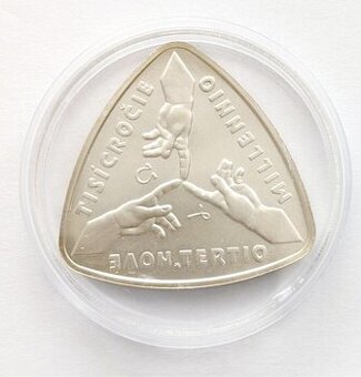 Predám pamätnú mincu 500 Sk 2001 Milénium, Bk