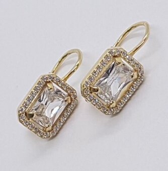 Zlaté náušnice 585