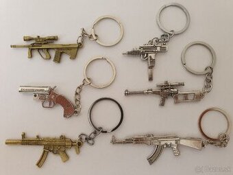 Kľúčenky v tvare strelnej zbrane 1
