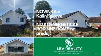 🚨 NOVINKA v Kalinčiakove – 2 NÍZKOENERGETICKÉ RODINNÉ DOMY