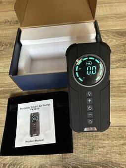 Prenosný kompresor pre auto koleso - powerbanka