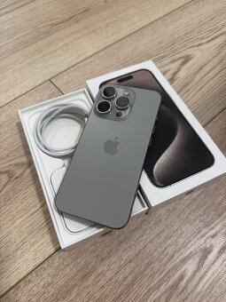 iPhone 15 Pro – 256 GB, farba Prírodný Titan