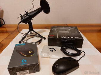 Mikrofón Trust GXT 232 MANTIS + herná myš ZADARMO