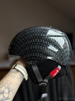 Detská lyžiarska prilba RED SkyCap nastaviteľná - 1