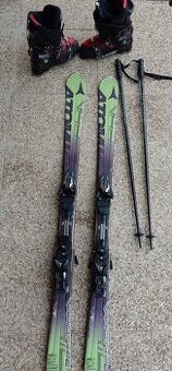 Lyže Atomic,lyžiarky Salomon,palice Arcore - 1