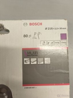 Pílový kotúč Bosch  Multi materiál,hliník