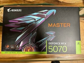 RTX 5070 Aorus Master 12 GB OC, 4 roky zaruka