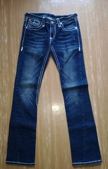 TRUE RELIGION tmavomodré dámske značkové rifle (NOVÉ)