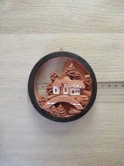 Keramická dekorácia - domčeky