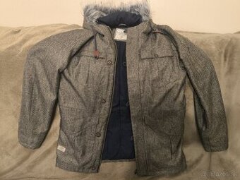 Zimný moderný kabát RESERVED veľk.pánske S