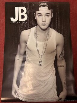 Veľký plagát Justina Biebera – v tube / zberateľský kúsok