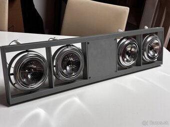 Predám 2× stropné svietidlo MENZL SHOP-4R – 4x50W G53