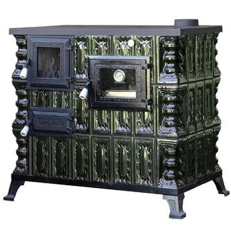 Kachľová pec, Kachlový sporák, Kachle 10kW Dlho držia teplo