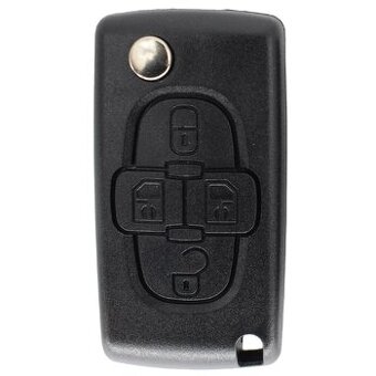 Obal kľúča Peugeot Citroen 4 tlačidla