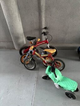 Detské odrážadlo a bicykel – 10 € / ks
